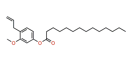 4-Allyl-3-methoxyphenyl tetradecanoate